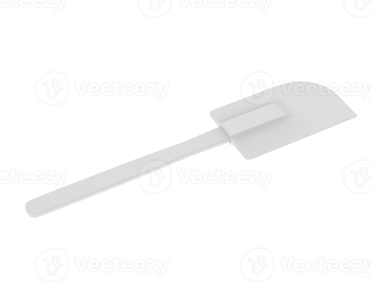 Spatula isolated on background. 3d rendering - illustration png