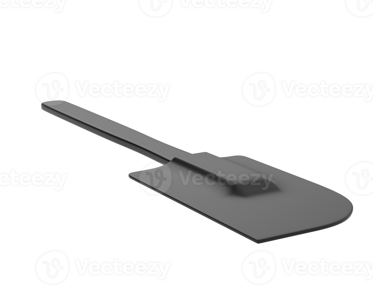 Spatula isolated on background. 3d rendering - illustration png