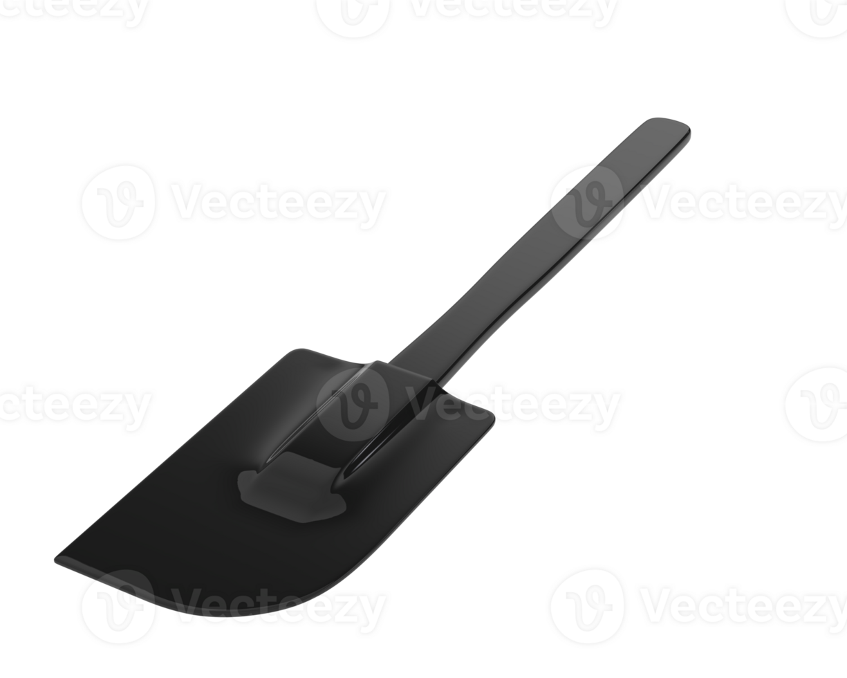 Spatula isolated on background. 3d rendering - illustration png