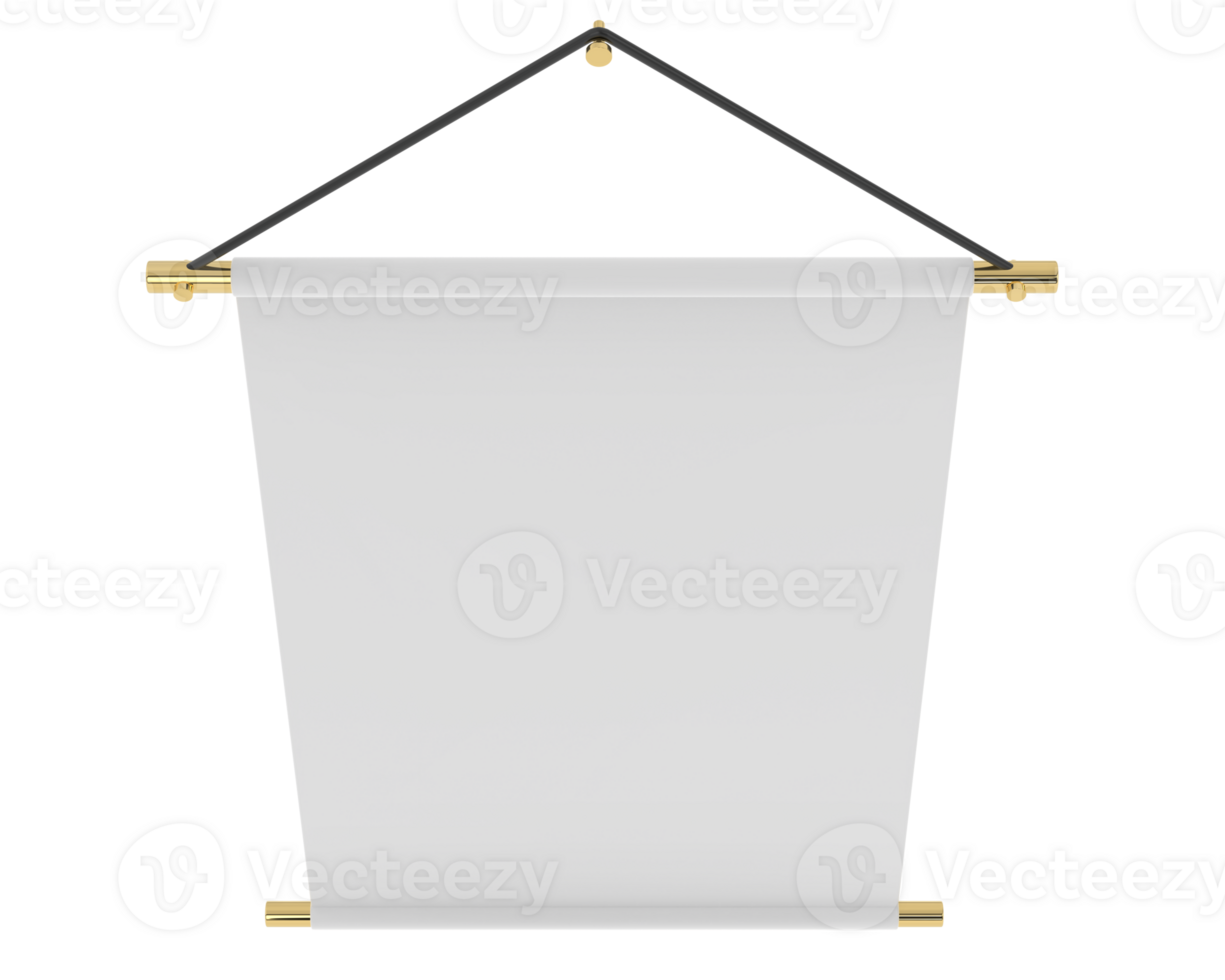skärm projektor vägg isolerat på bakgrund. 3d tolkning - illustration png