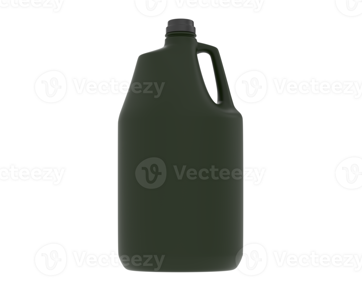 Half gallon isolated on background. 3d rendering - illustration png