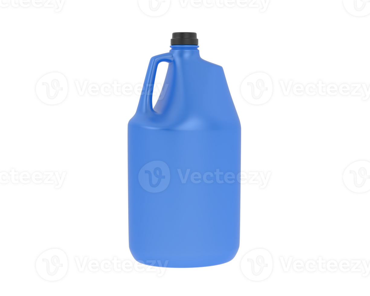 Half gallon isolated on background. 3d rendering - illustration png