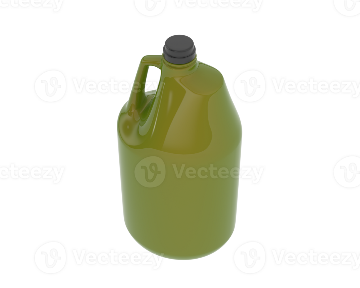 Half gallon isolated on background. 3d rendering - illustration png
