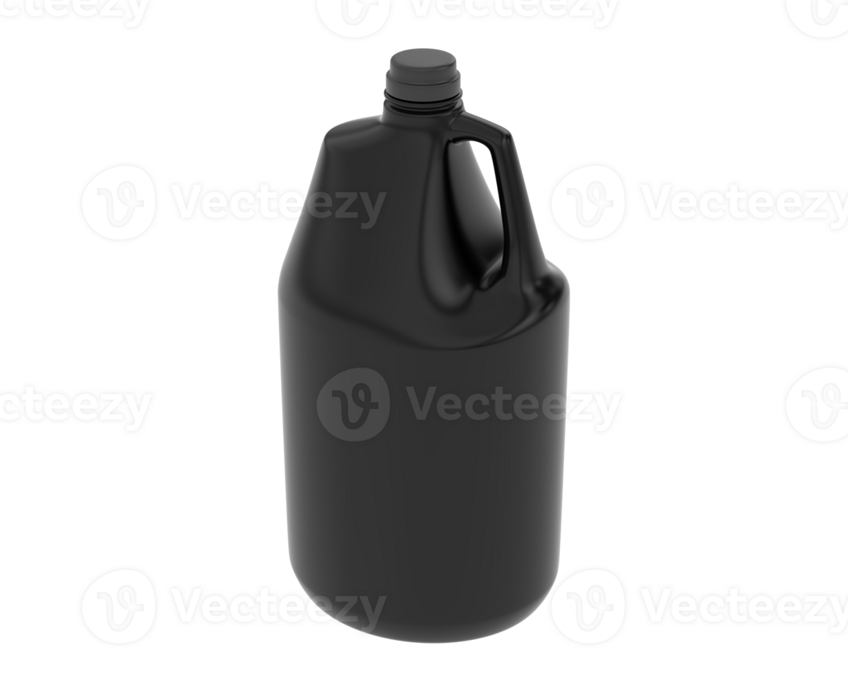 Half gallon isolated on background. 3d rendering - illustration png