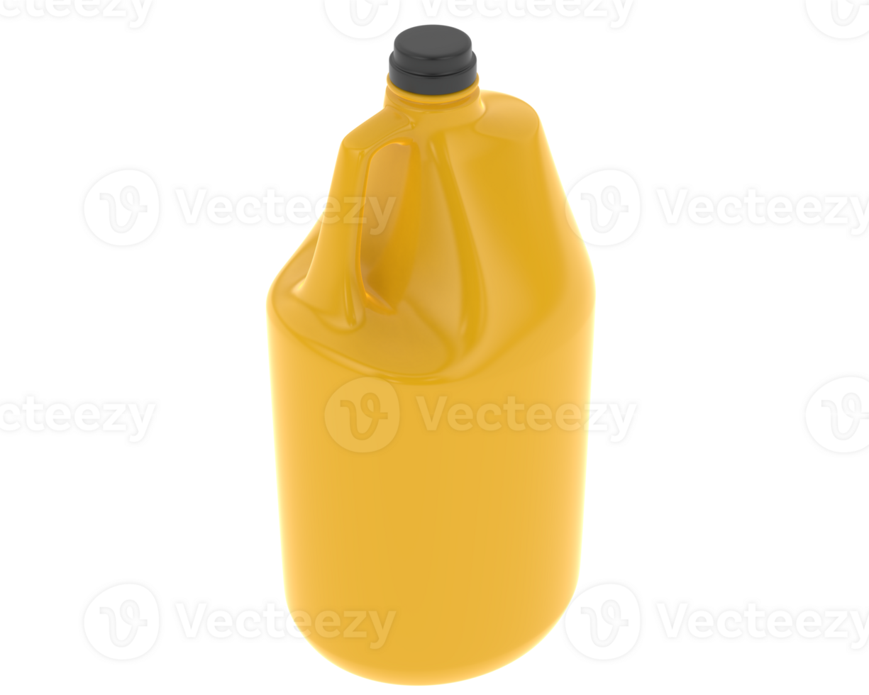 Half gallon isolated on background. 3d rendering - illustration png