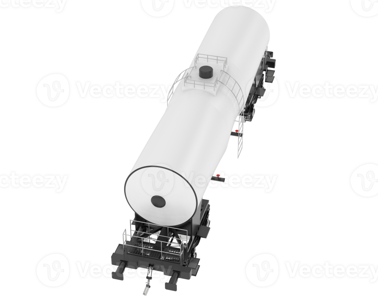 Fuel wagon isolated on background. 3d rendering - illustration png