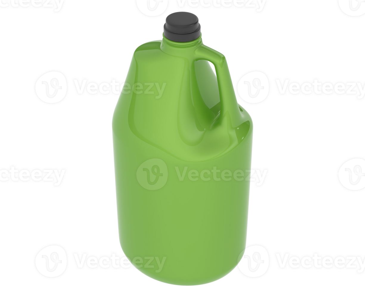 Half gallon isolated on background. 3d rendering - illustration png
