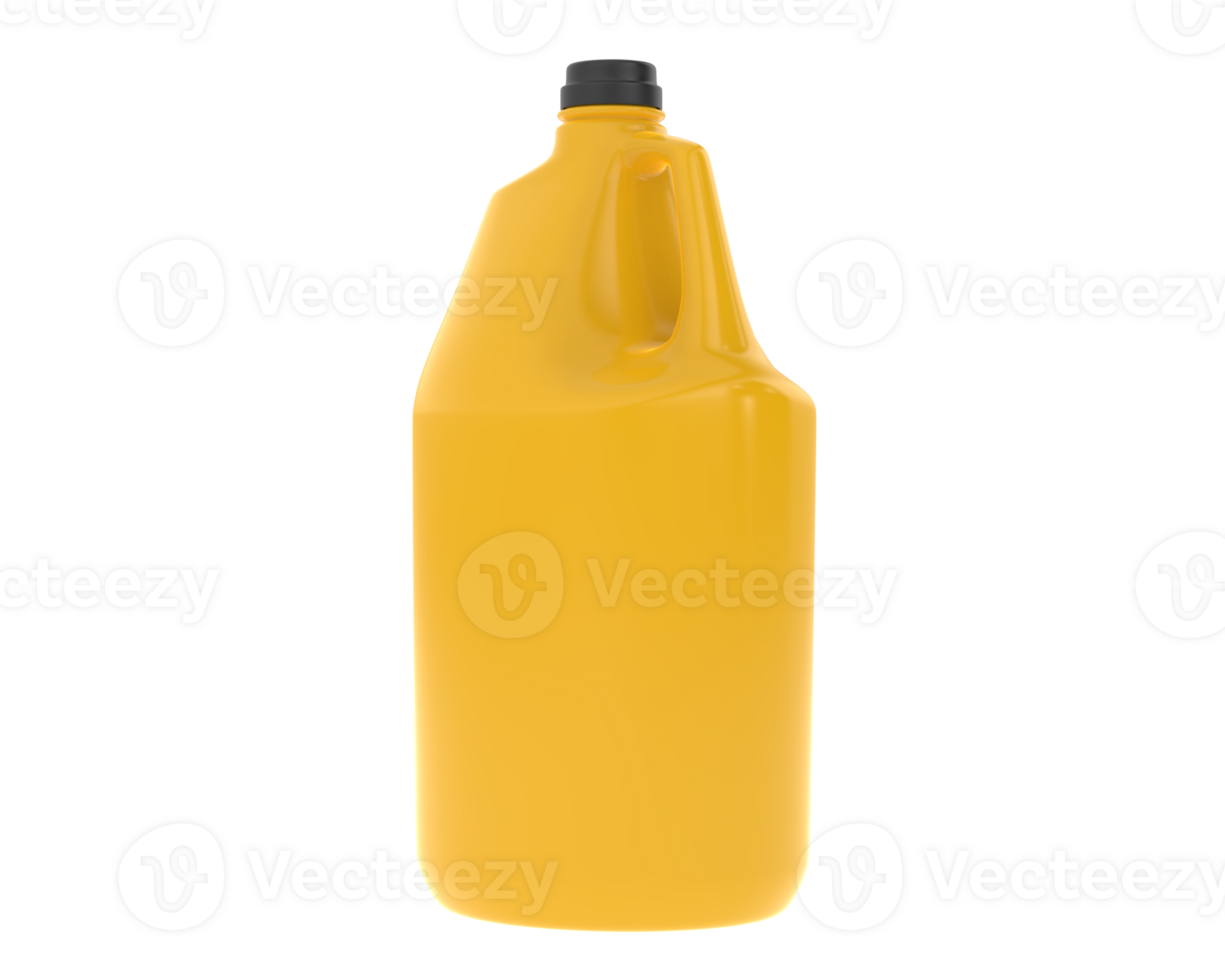 Half gallon isolated on background. 3d rendering - illustration png