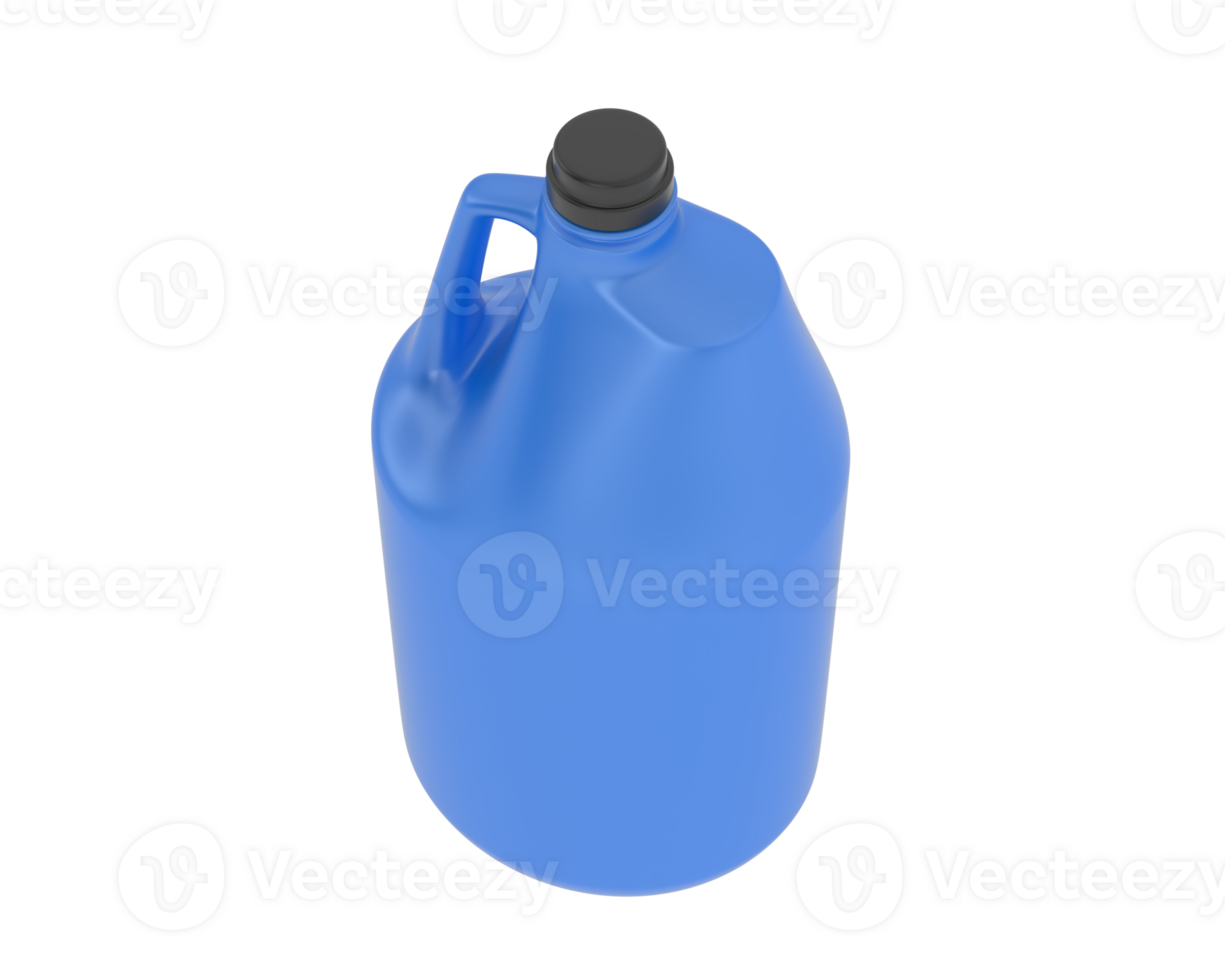 Half gallon isolated on background. 3d rendering - illustration png