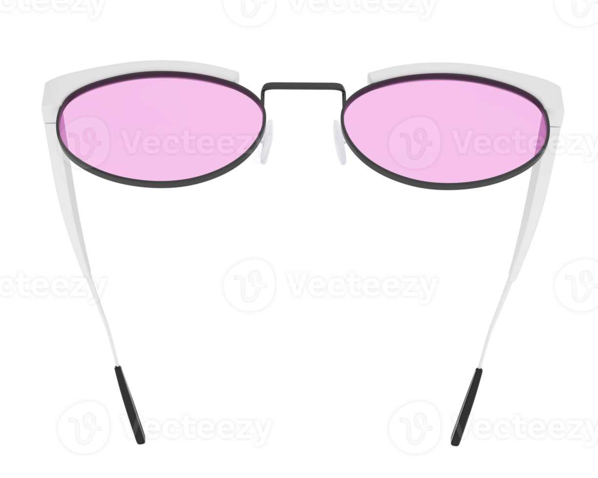 Sun glasses isolated on background. 3d rendering - illustration png