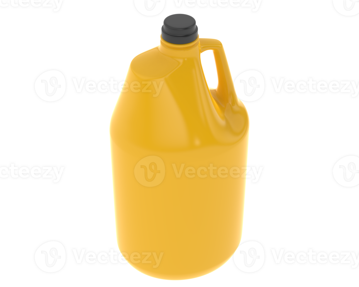 Half gallon isolated on background. 3d rendering - illustration png