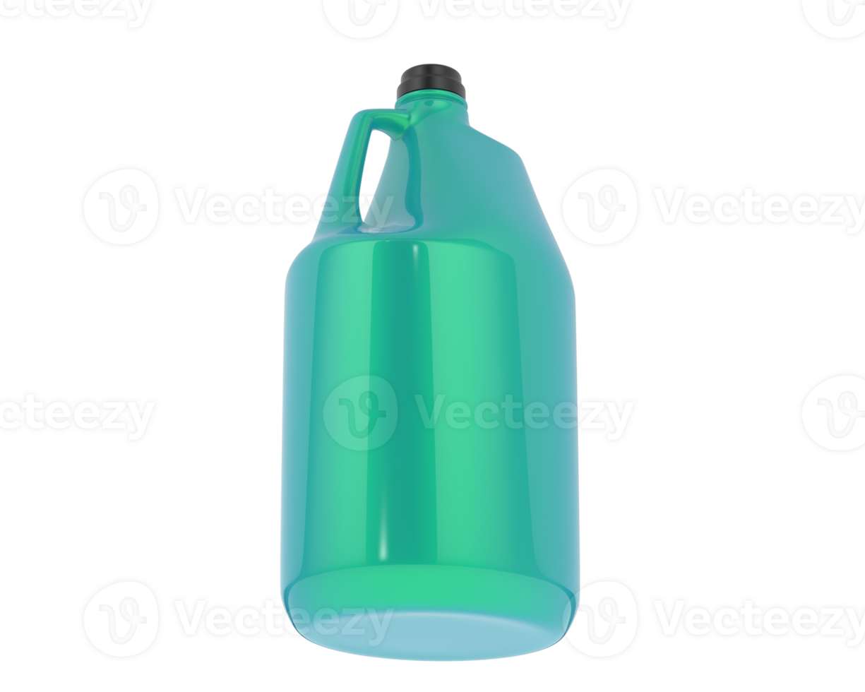 Half gallon isolated on background. 3d rendering - illustration png