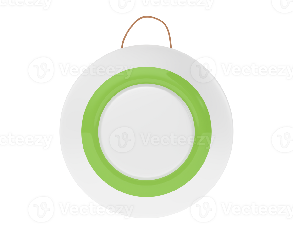 Gong isolated on background. 3d rendering - illustration png