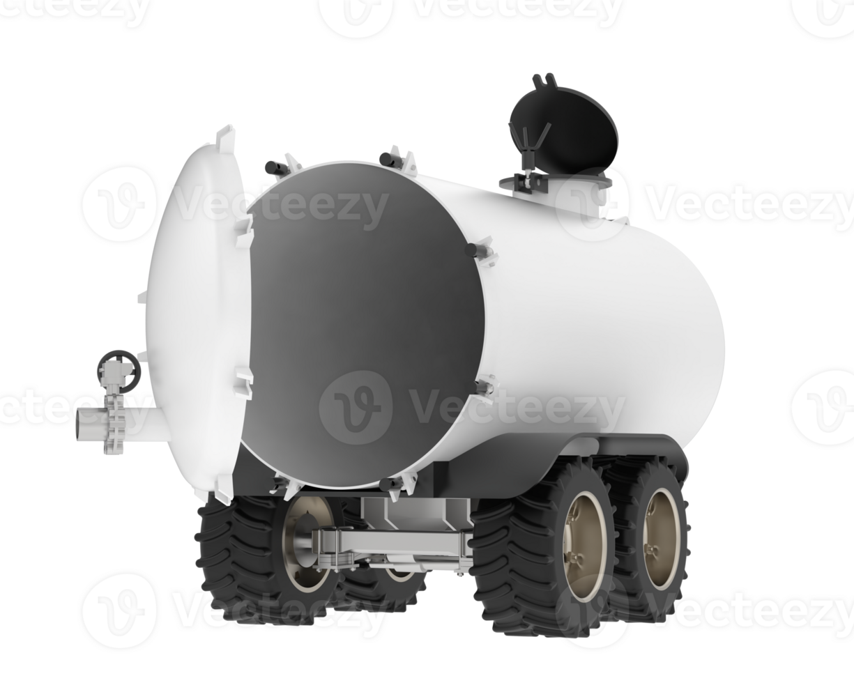 Fuel tank isolated on background. 3d rendering - illustration png