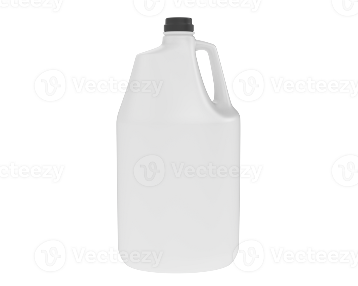 Half gallon isolated on background. 3d rendering - illustration png