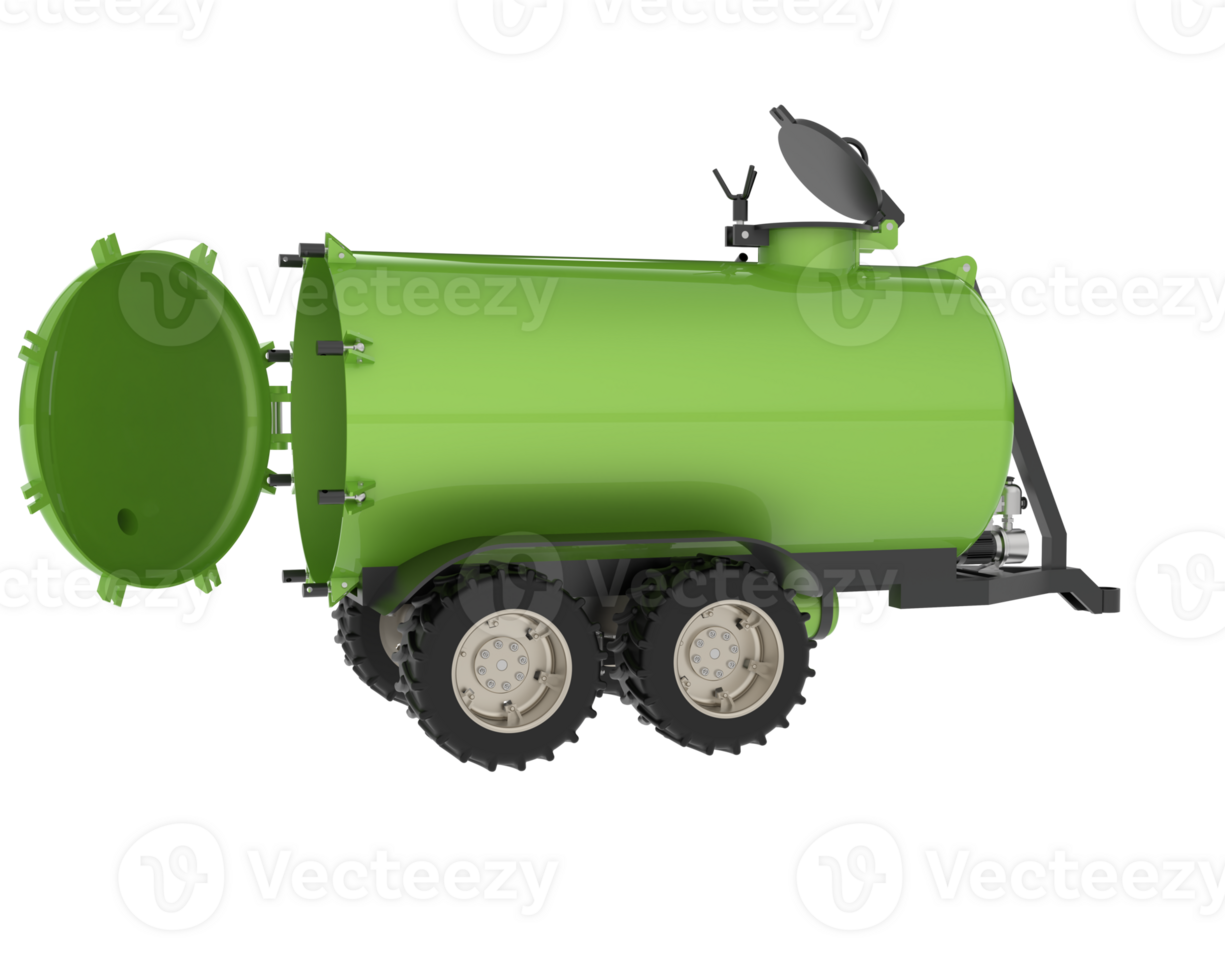 Fuel tank isolated on background. 3d rendering - illustration png