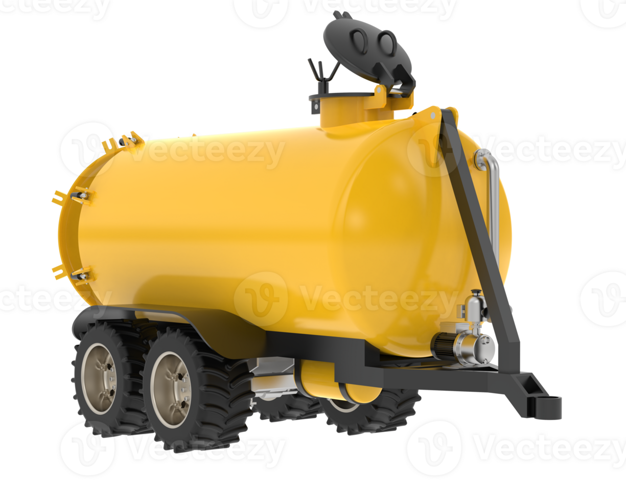 Fuel tank isolated on background. 3d rendering - illustration png