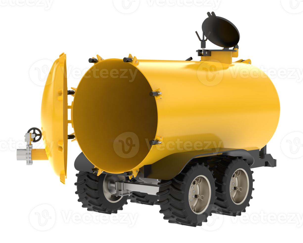 Fuel tank isolated on background. 3d rendering - illustration png