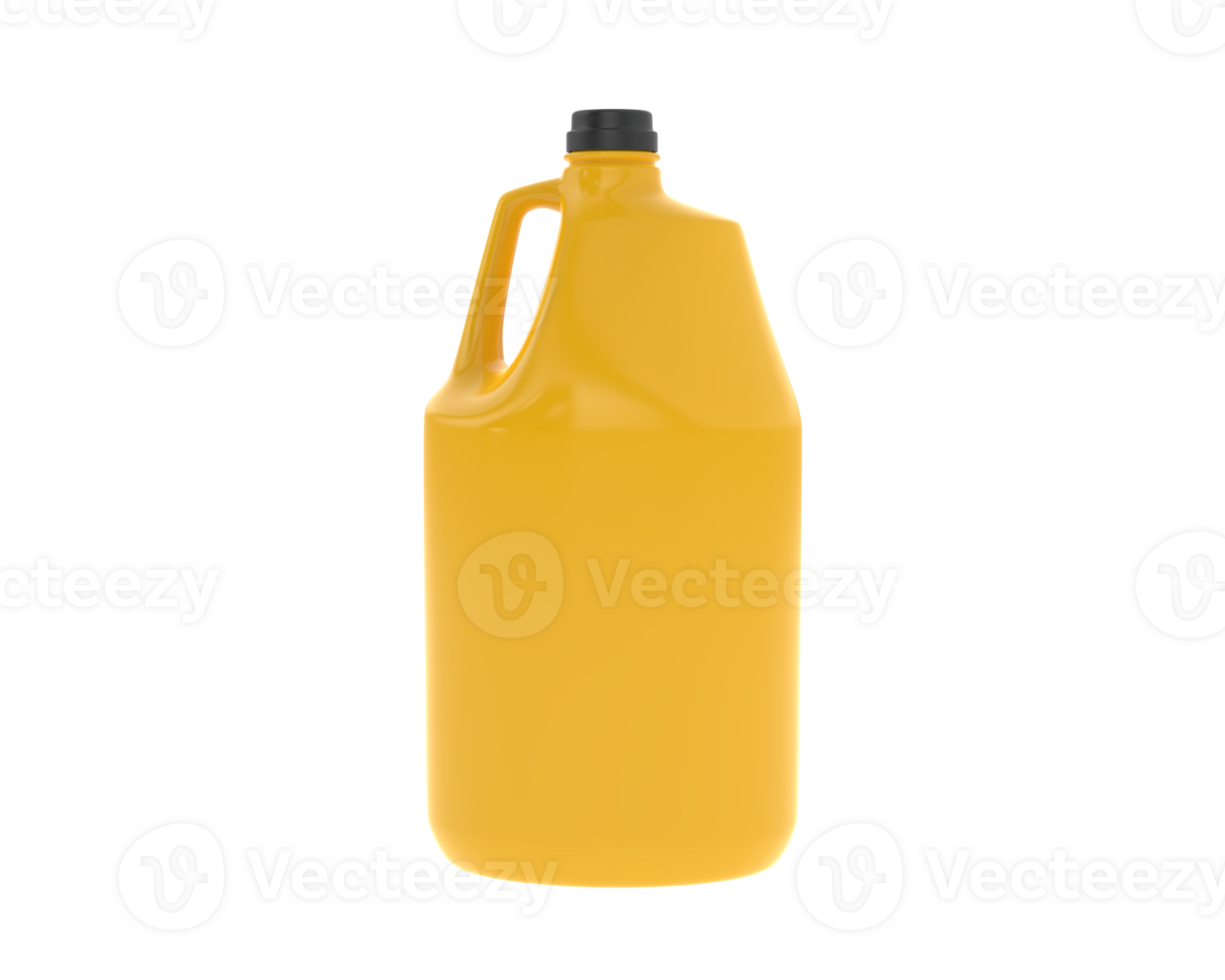 Half gallon isolated on background. 3d rendering - illustration png