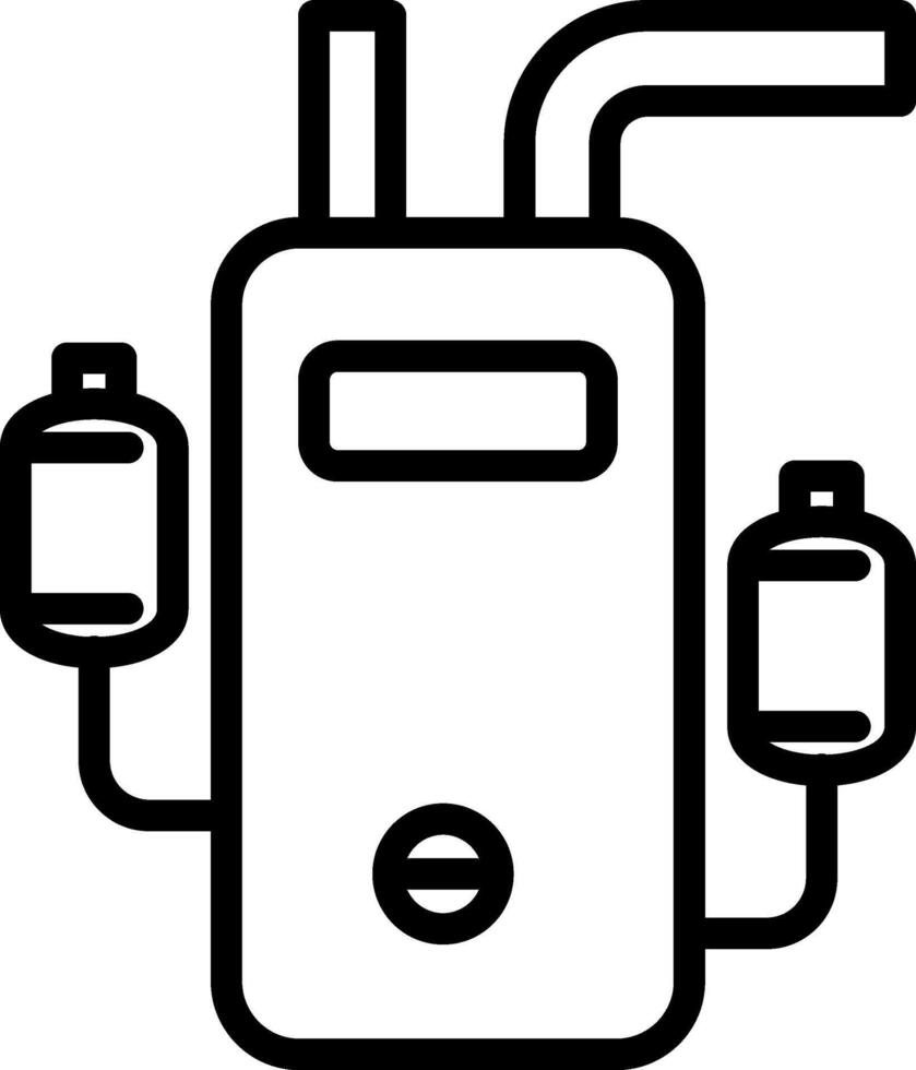 Hybrid Water Heater Icon vector