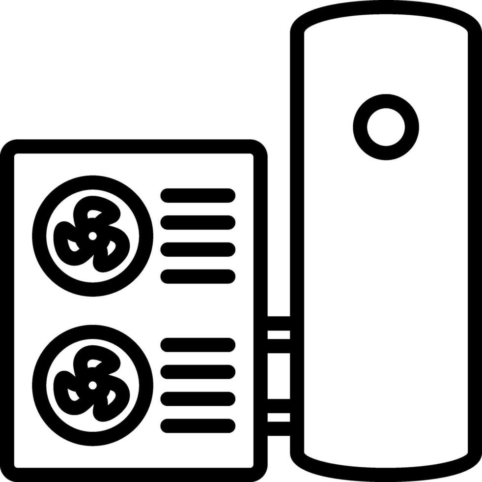 Condensing Water Heater Icon vector