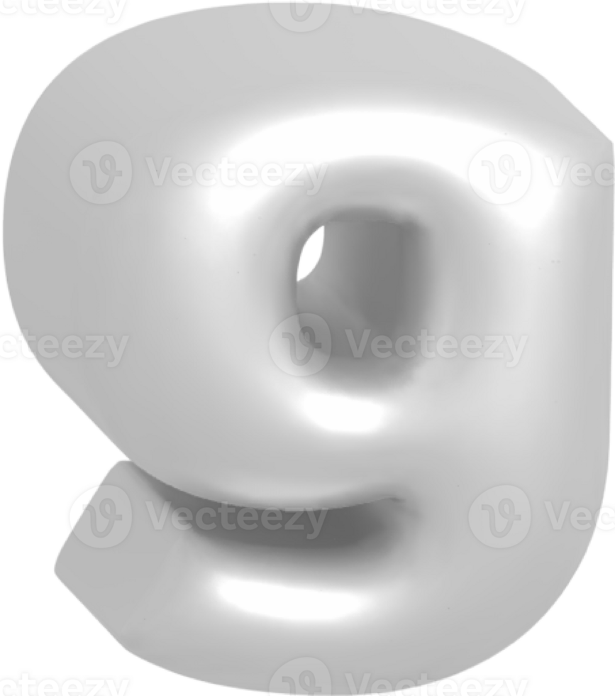 sol metálico inflar globo estilo alfabeto png