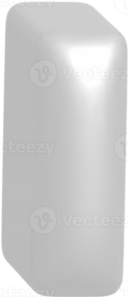 l metallic inflate balloon style alphabet png
