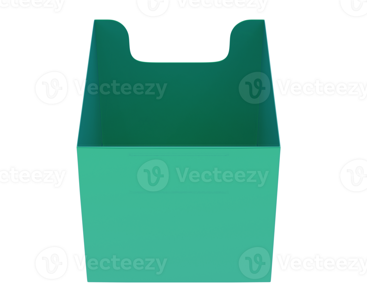 POS store box isolated on background. 3d rendering - illustration png