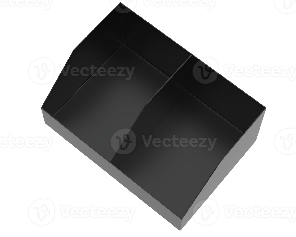 POS store box isolated on background. 3d rendering - illustration png