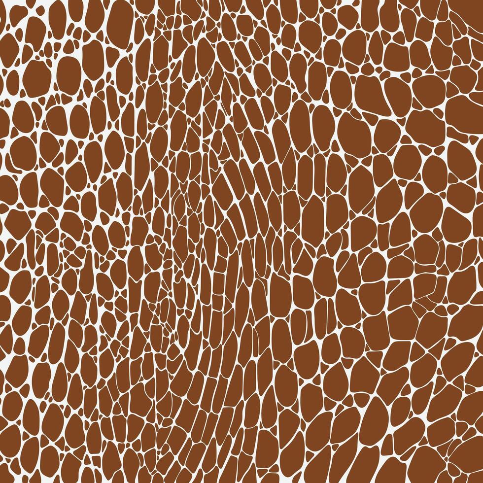 Brown crocodile print pattern. Crocodile skin abstract for printing, crafts, home decorate and more. vector