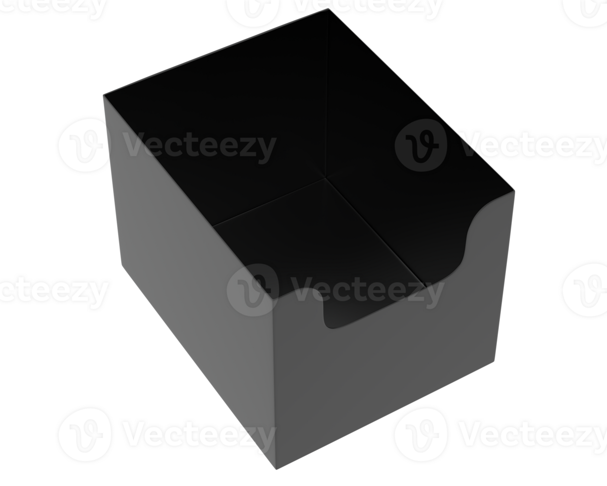 POS store box isolated on background. 3d rendering - illustration png
