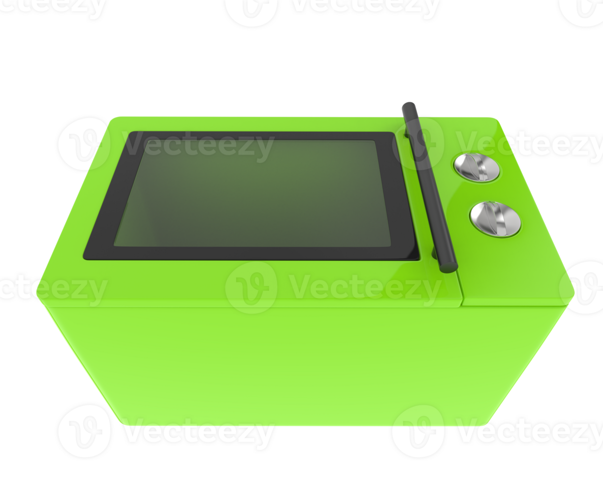 Microwave isolated on background. 3d rendering - illustration png