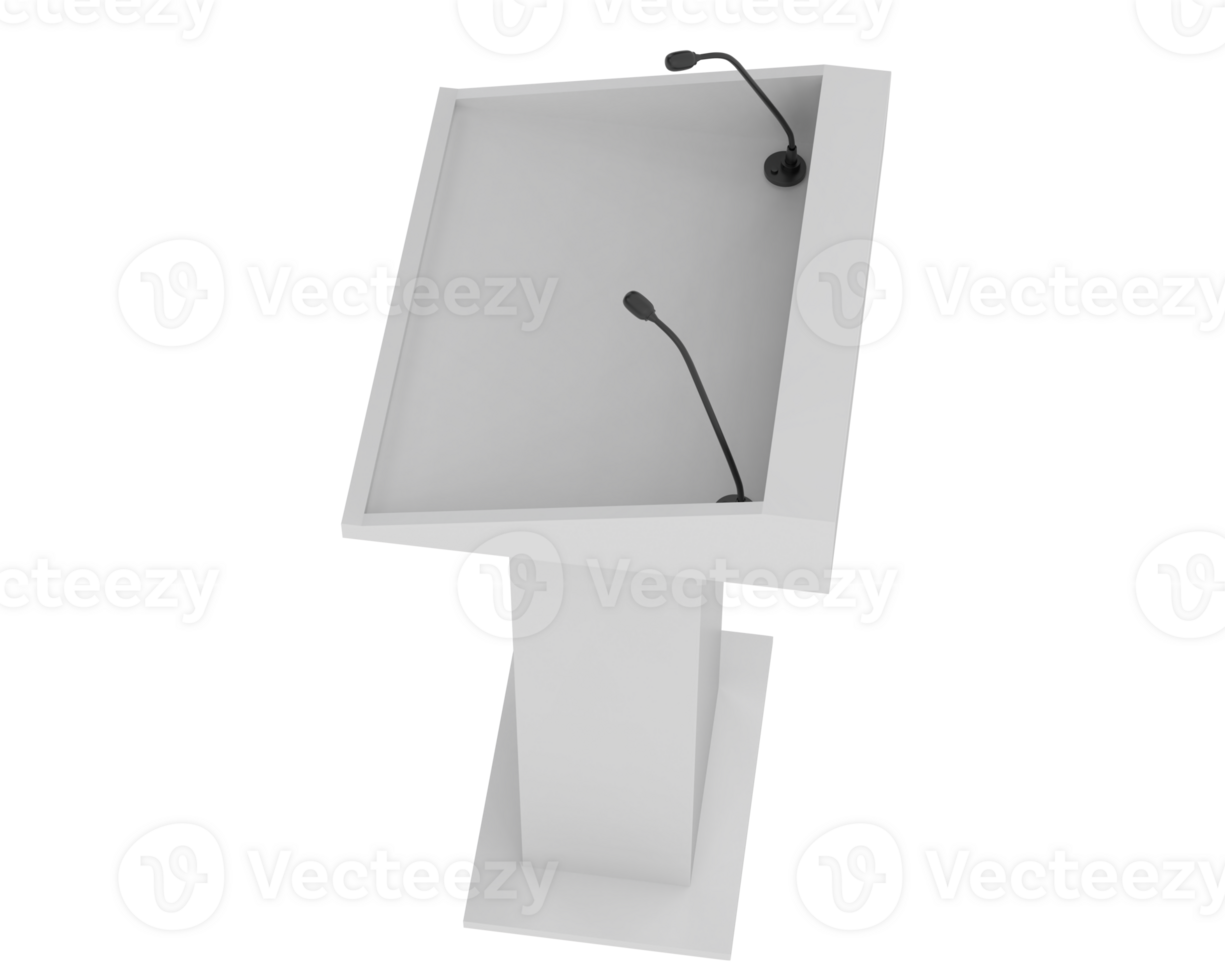 Podium isolated on background. 3d rendering - illustration png