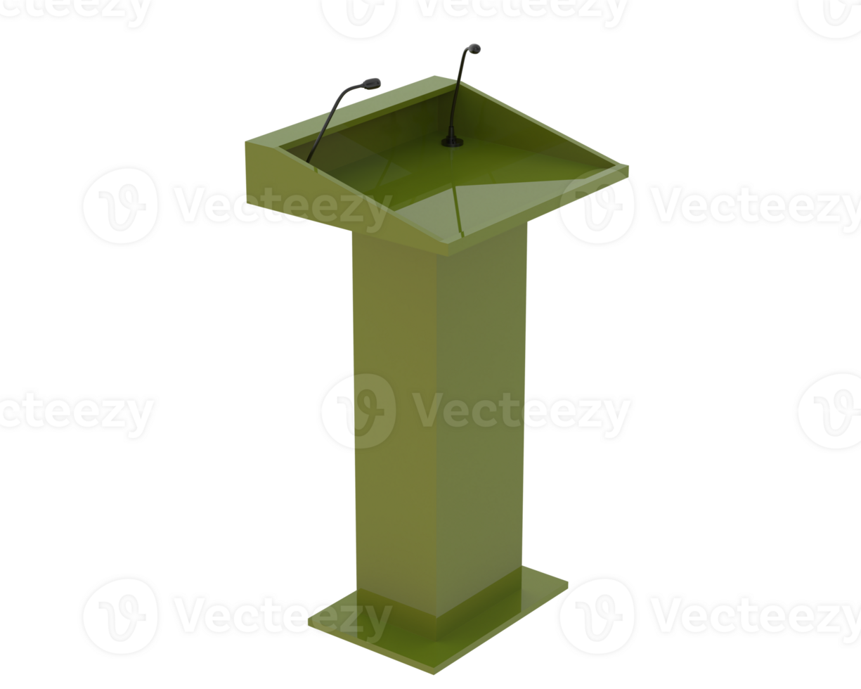 Podium isolated on background. 3d rendering - illustration png