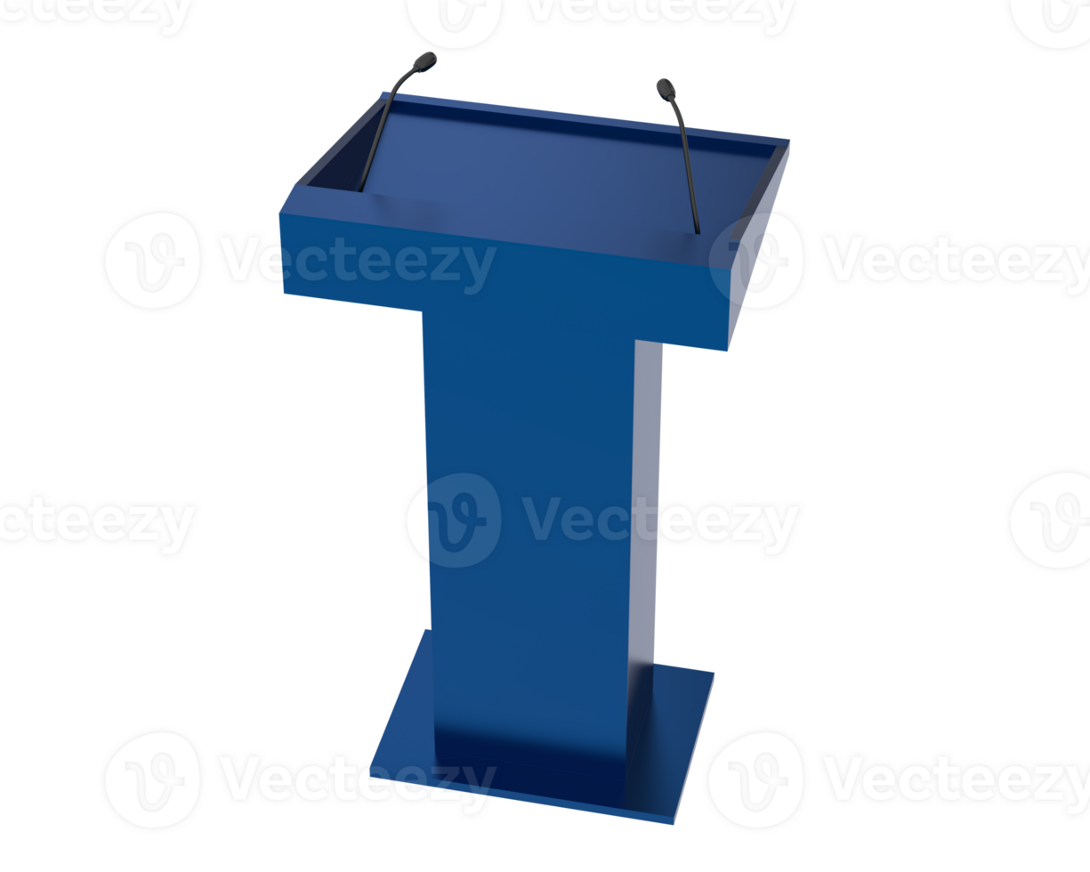 Podium isolated on background. 3d rendering - illustration png