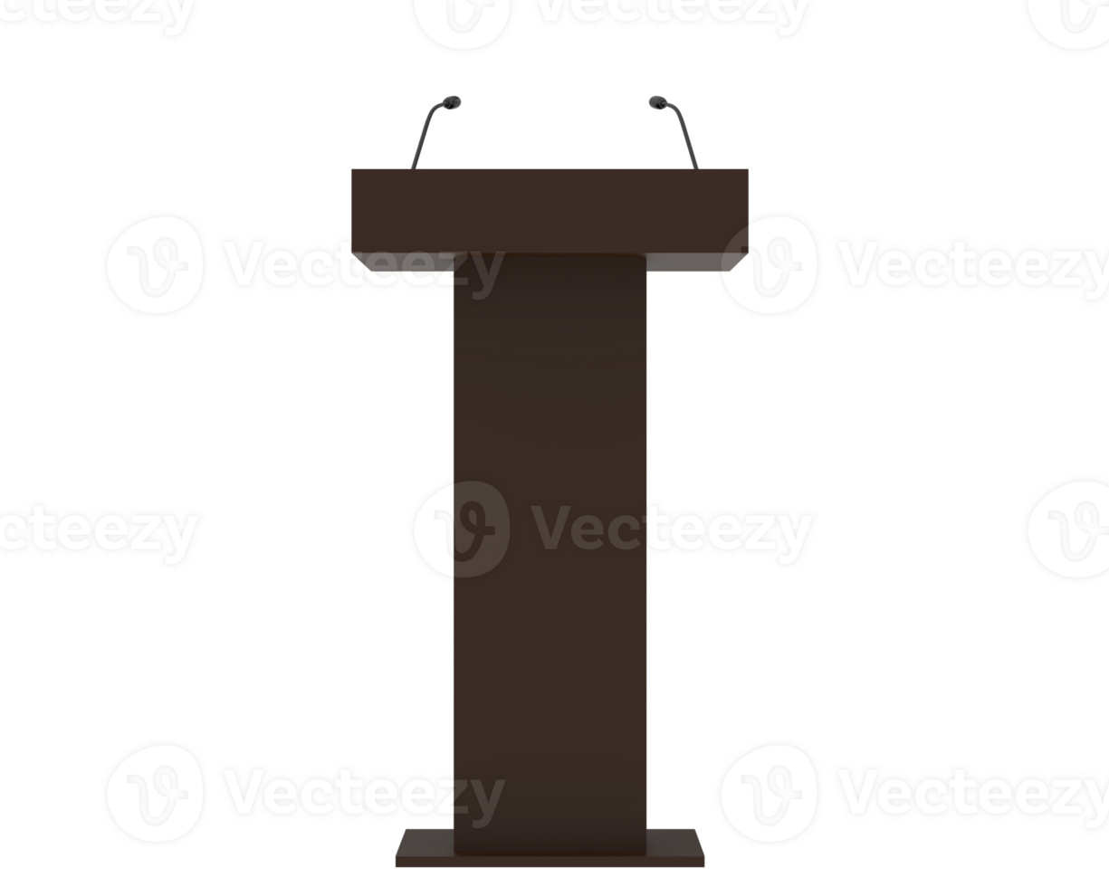 Podium isolated on background. 3d rendering - illustration png