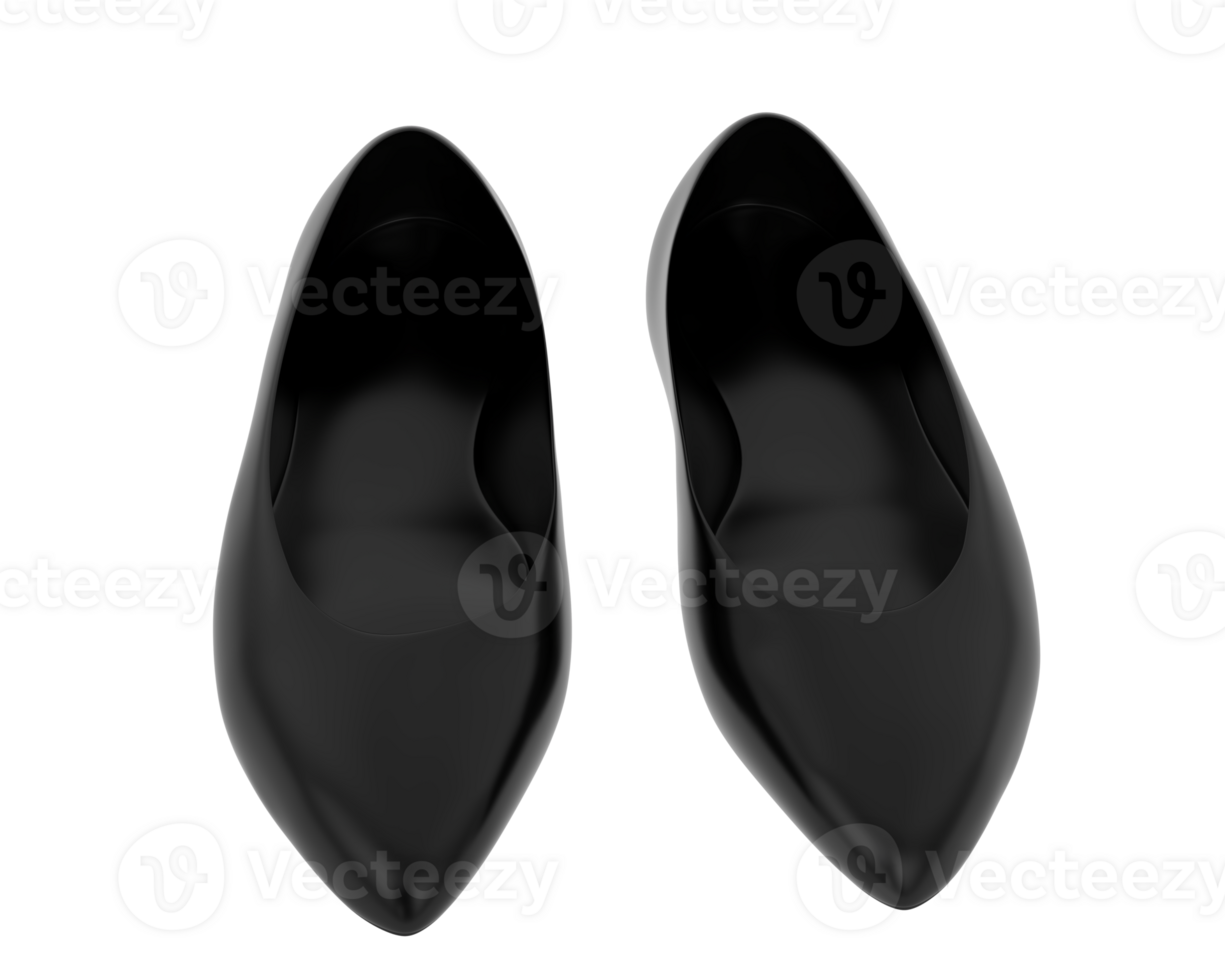 Ballet shoes isolated on background. 3d rendering - illustration png