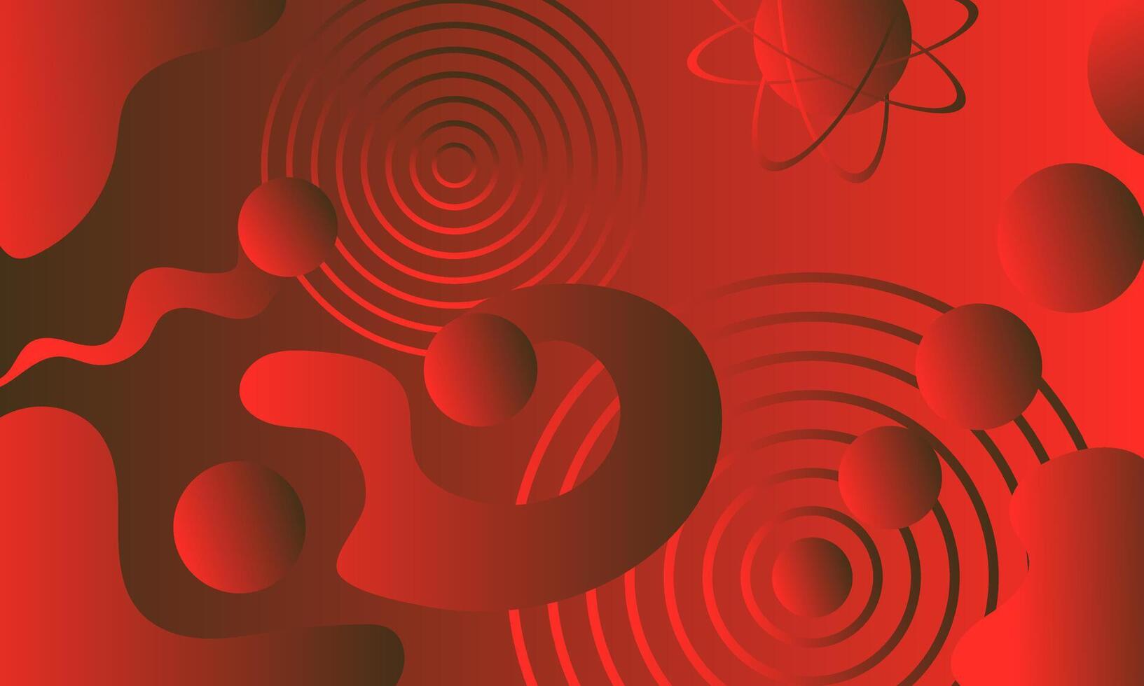 abstract background in red colors showing the components of dynamics and movement vector