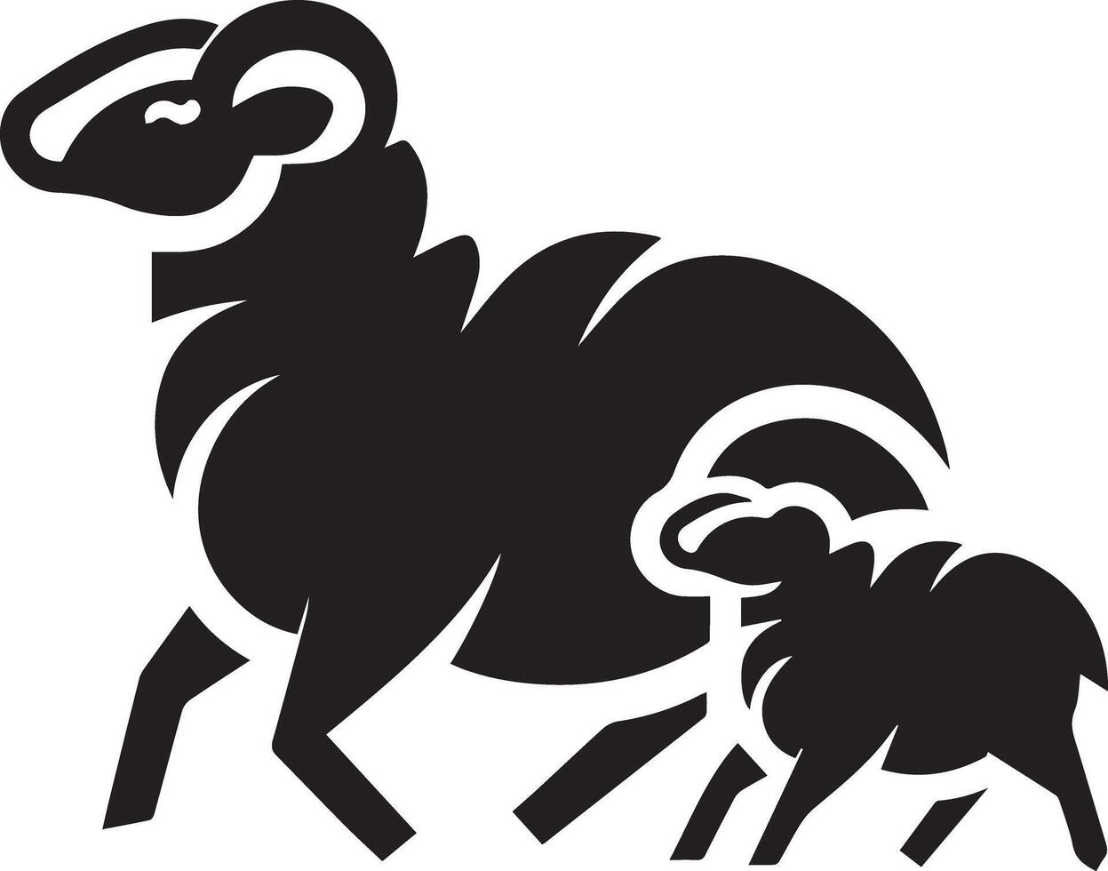 Sheep Minimalist Design vector