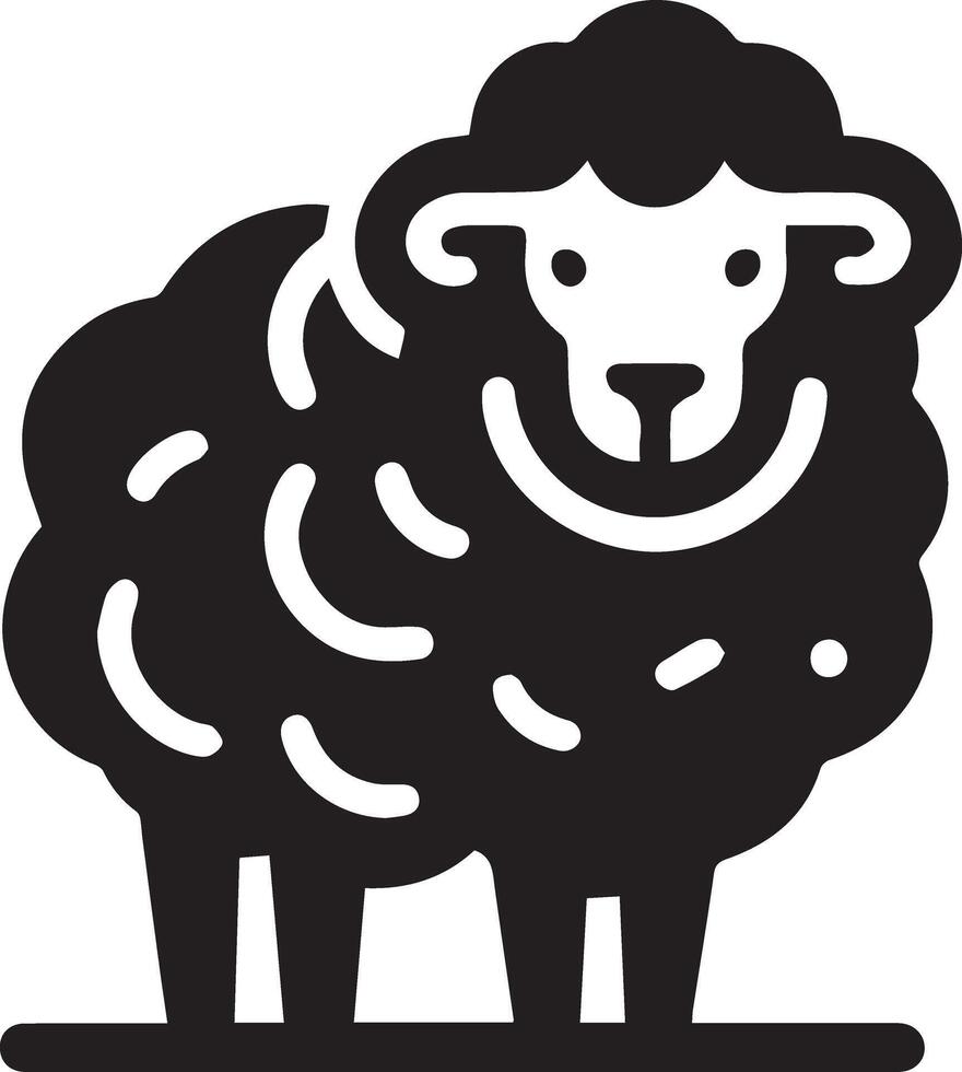 Sheep Minimalist Design vector