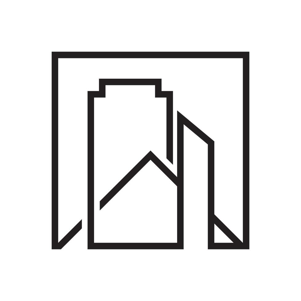 Real estate logo vector