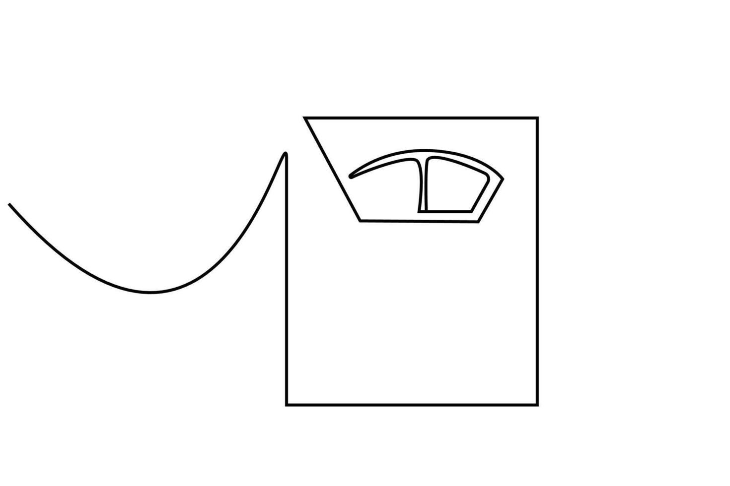 scale measure object line art vector