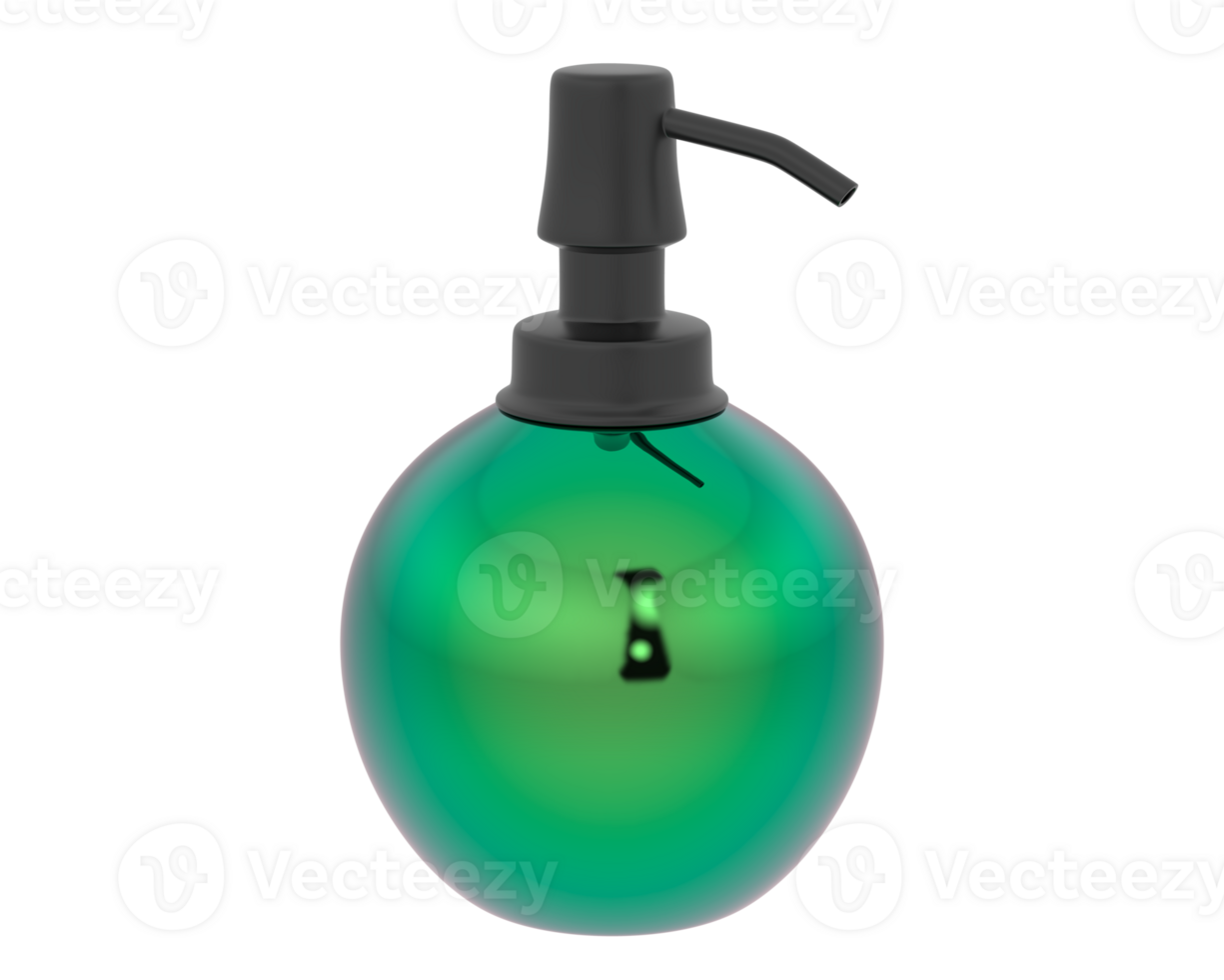 Soap dispenser isolated on background. 3d rendering - illustration png