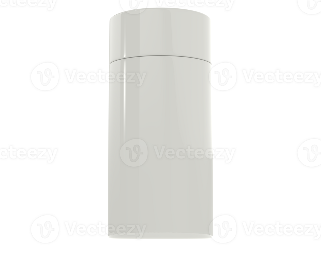 Cream jar isolated on background. 3d rendering - illustration png
