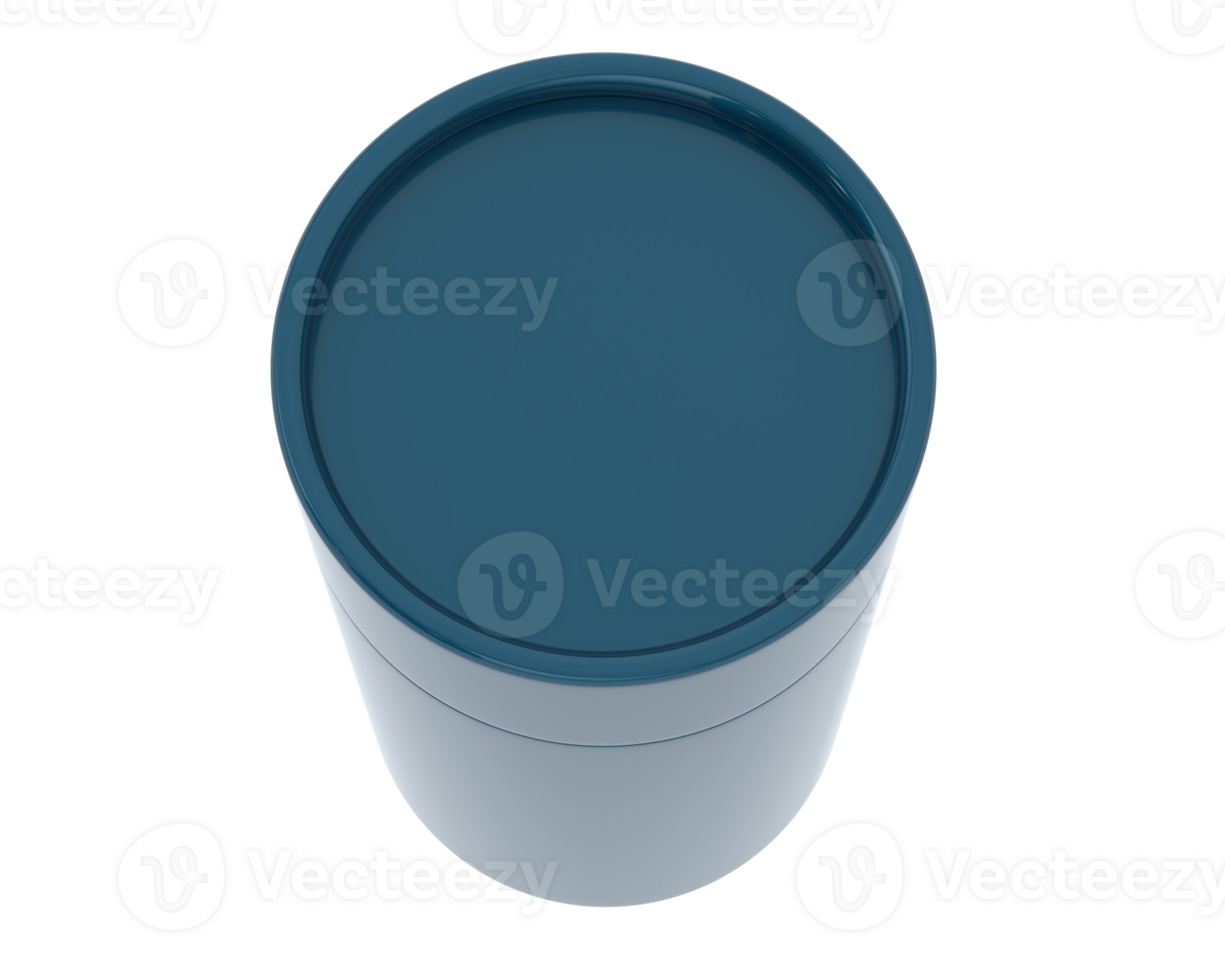 Cream jar isolated on background. 3d rendering - illustration png