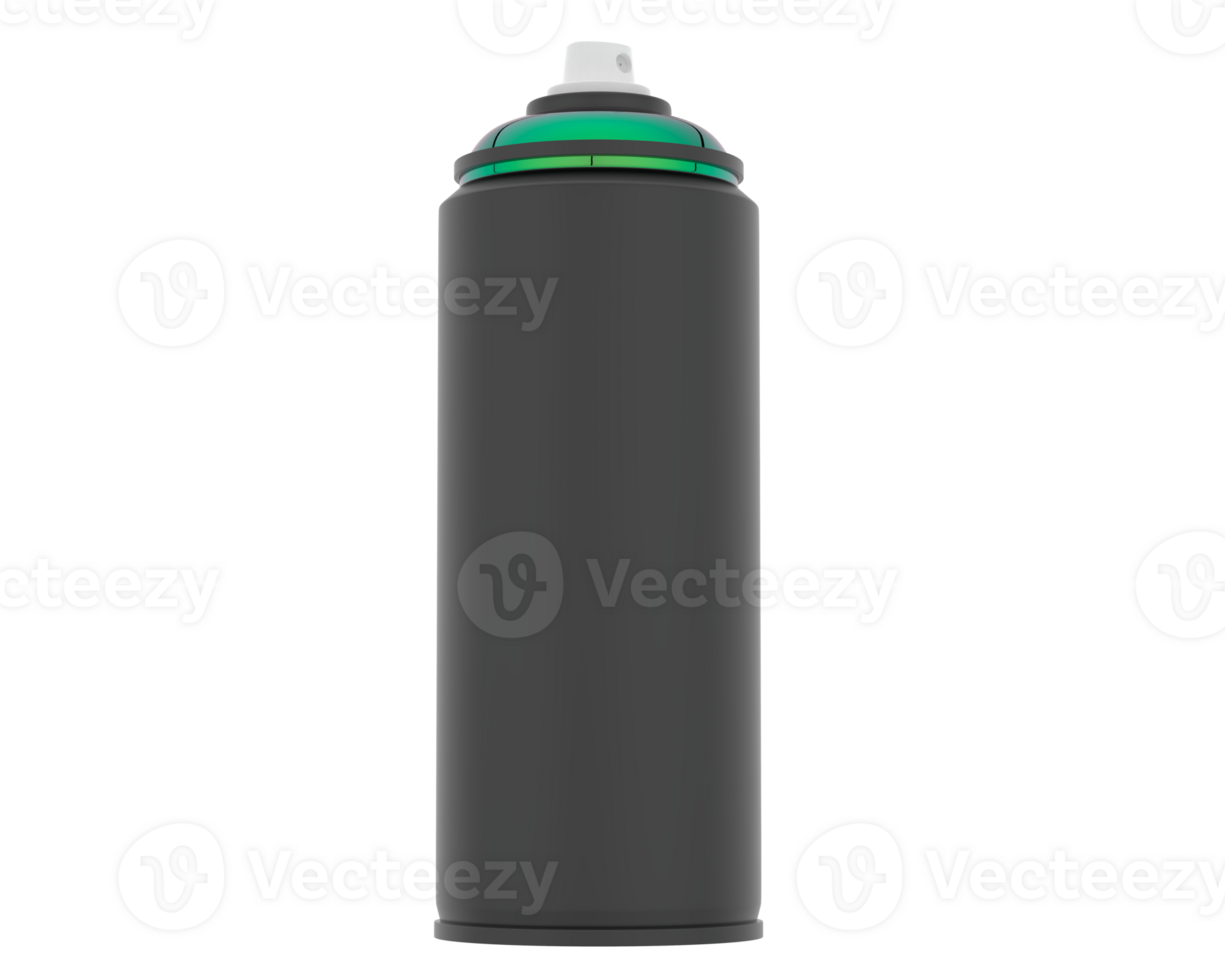 Spray can isolated on background. 3d rendering - illustration png