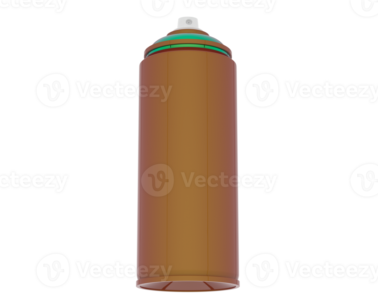 Spray can isolated on background. 3d rendering - illustration png