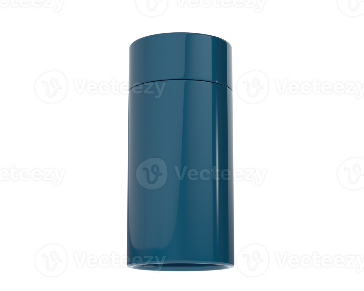 Cream jar isolated on background. 3d rendering - illustration png
