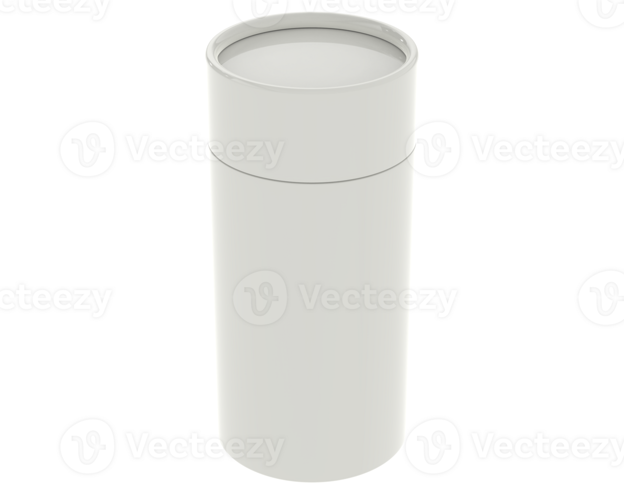 Cream jar isolated on background. 3d rendering - illustration png