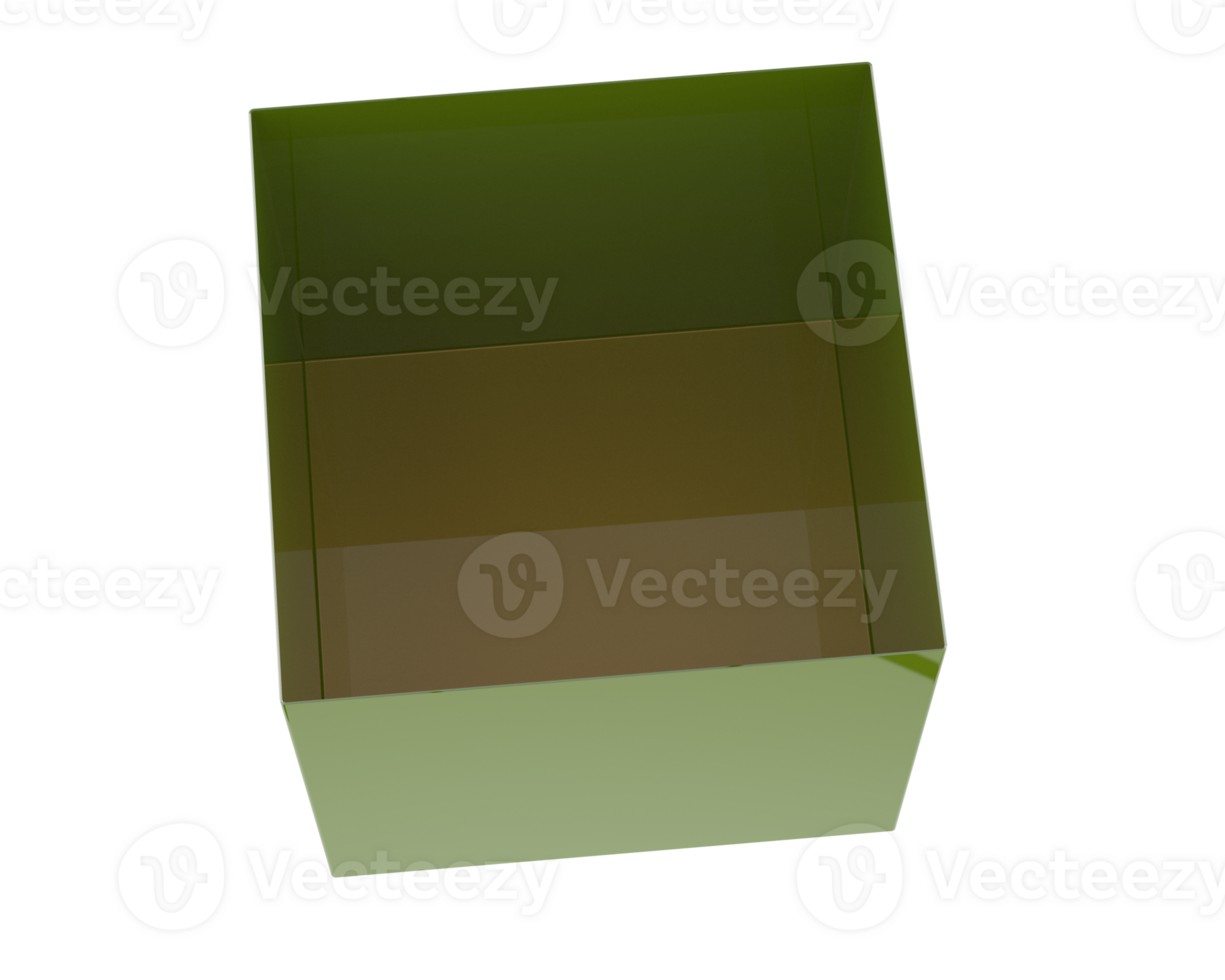 POS store boxes isolated on background. 3d rendering - illustration png